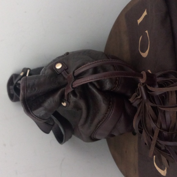 Authentic Gucci GG Monogram Supreme Guccissima Leather Tassels Tribeca Tote Bag - Picture 6 of 12